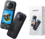 Unbox Insta360 X3 Action Camera, 1/2 Sensor, 5.7K 360 Capture.