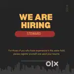 Steward (minimum 2years experience)