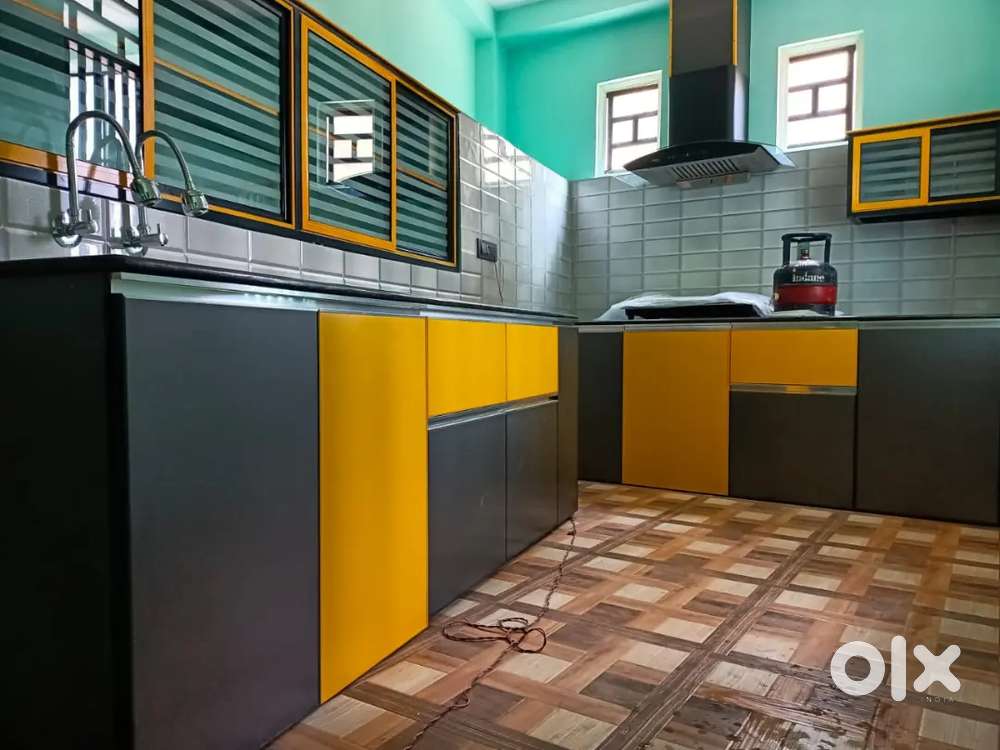 Aluminium fabrication works, modular kitchen, wardrobe, partition