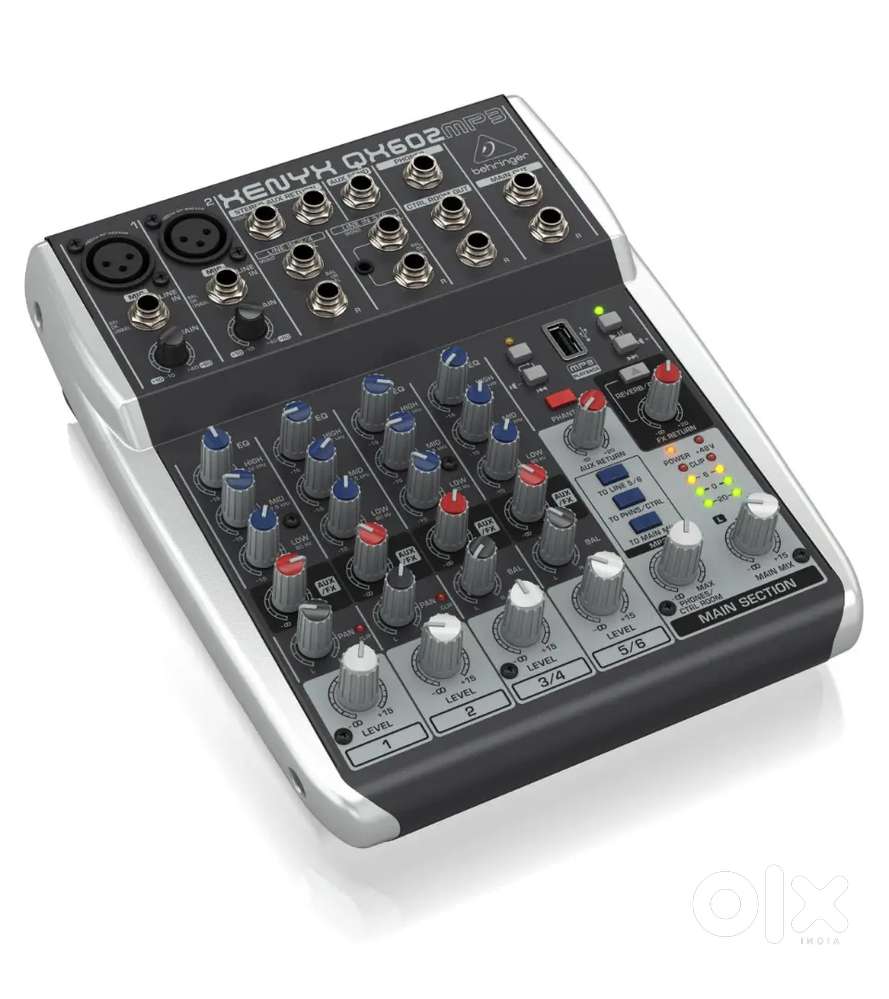 Behringer 6 channel mixer and behringer crossover