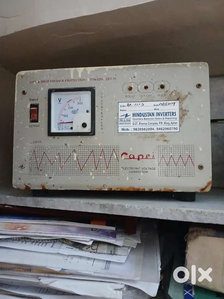 Capri stabiliser with heavyduty Transformer for 2 Ton AC