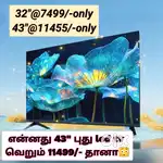 A+ GRADE SONY new 43 inch imported smart Android led tv @11444