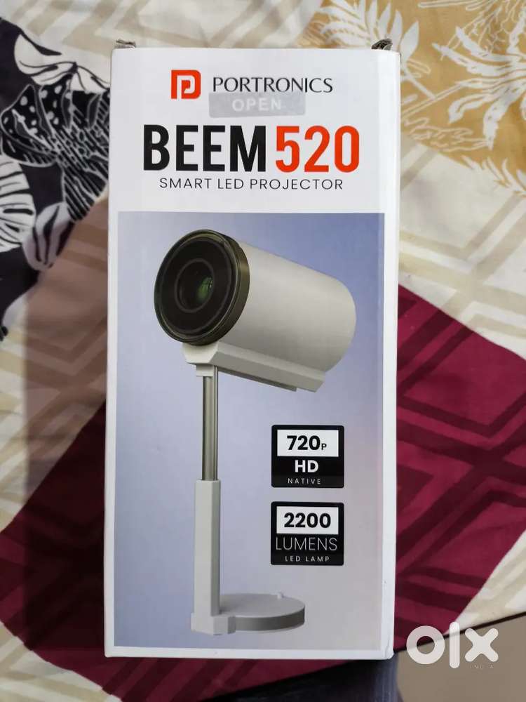 Portronics Beem 520 Projector (Sealed Box)