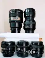 NIKON AFD LENSES - 17-35mm f 2.8, 20mm f2.8, 24mm f2.8, 50mm f 1.4, 2x