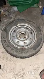 1 Stepney tyre & 3 tyres for santro car for sell @ good price