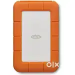 Seal Pack & Unused LaCie Rugged USB-C 4TB Portable External Hard Drive