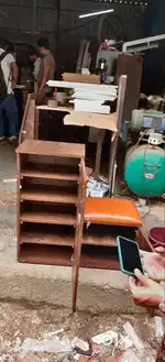 NEW WOODEN SHOES RACK WITH CUSION