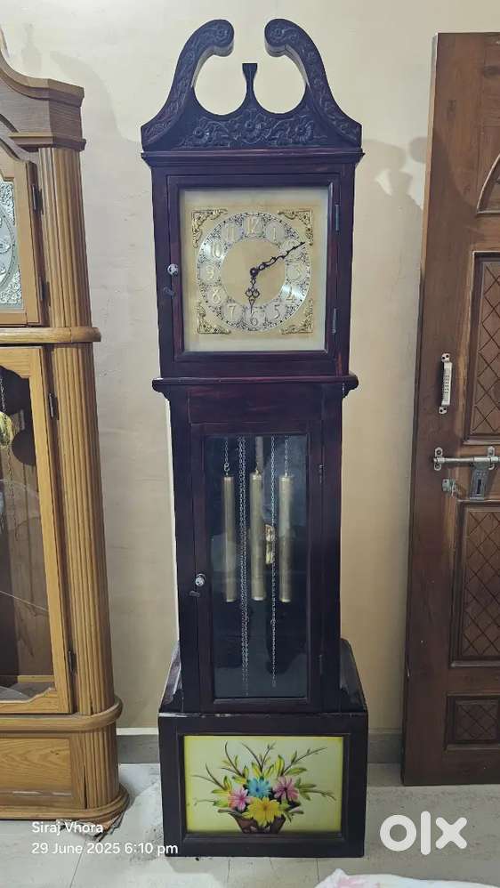 Antique hermle grandfather clock