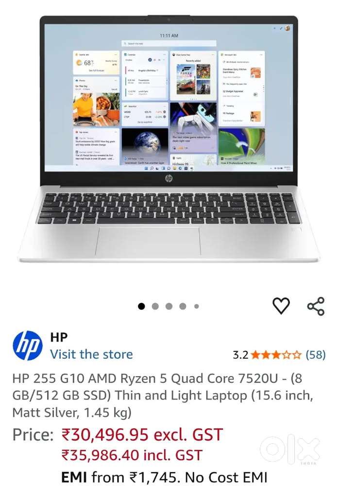Unused Laptop for sale