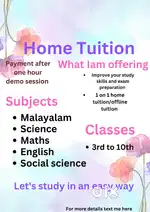 Online/Offline tuition