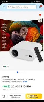 4k projector and samsung home theatre baar