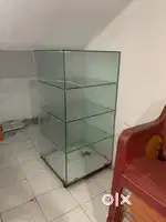 Glass counter and table chairs