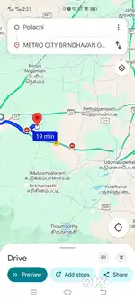 POLLACHI to Udumalai Road Land Sale.