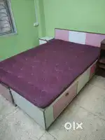 Queen size double bed(with mattress)