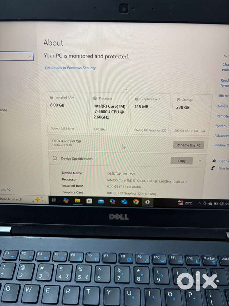 Dell E7470 almost new