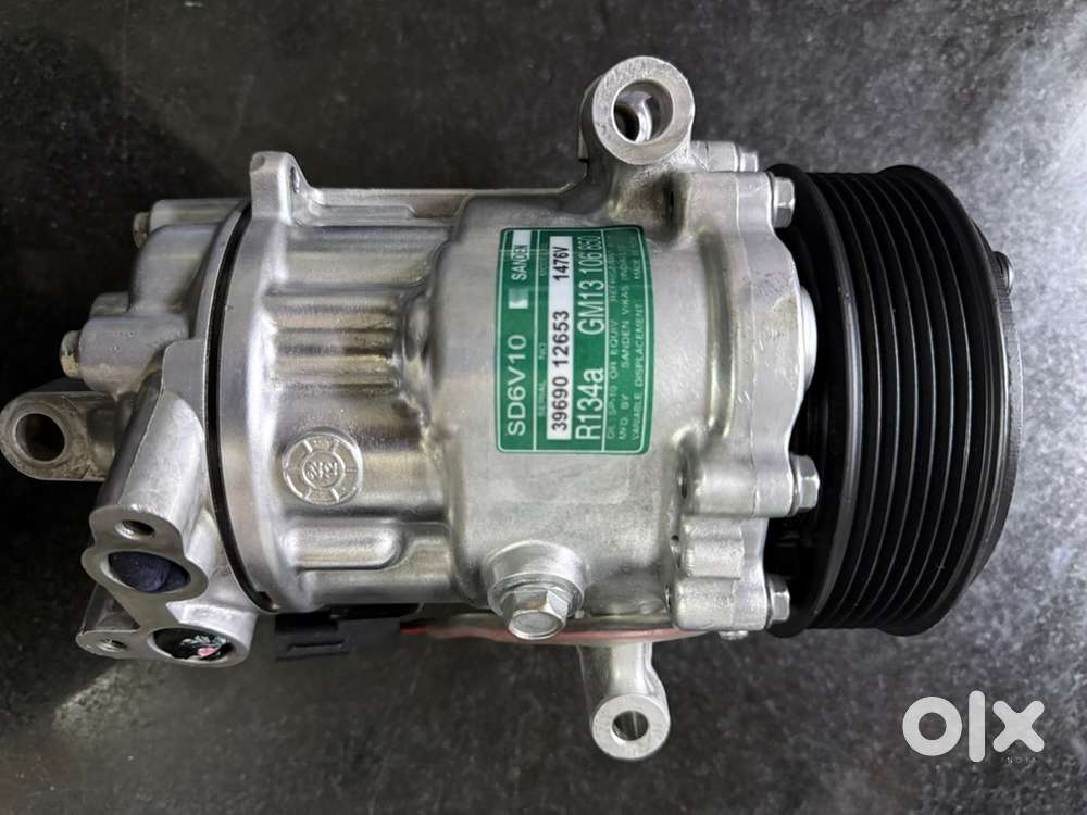 RENAULT TRIBER CAR AC COMPRESSOR (SANDEN) ALMOST NEW AC COMPRESSOR.
