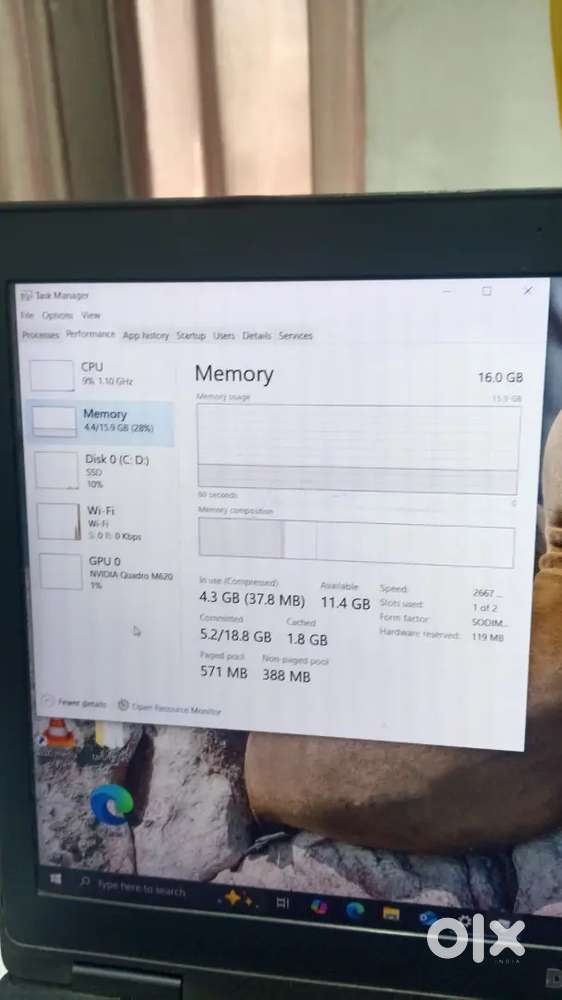 Dell Precision i7 7th gen 16gb ram 1tb SSD 2 gb graphic card