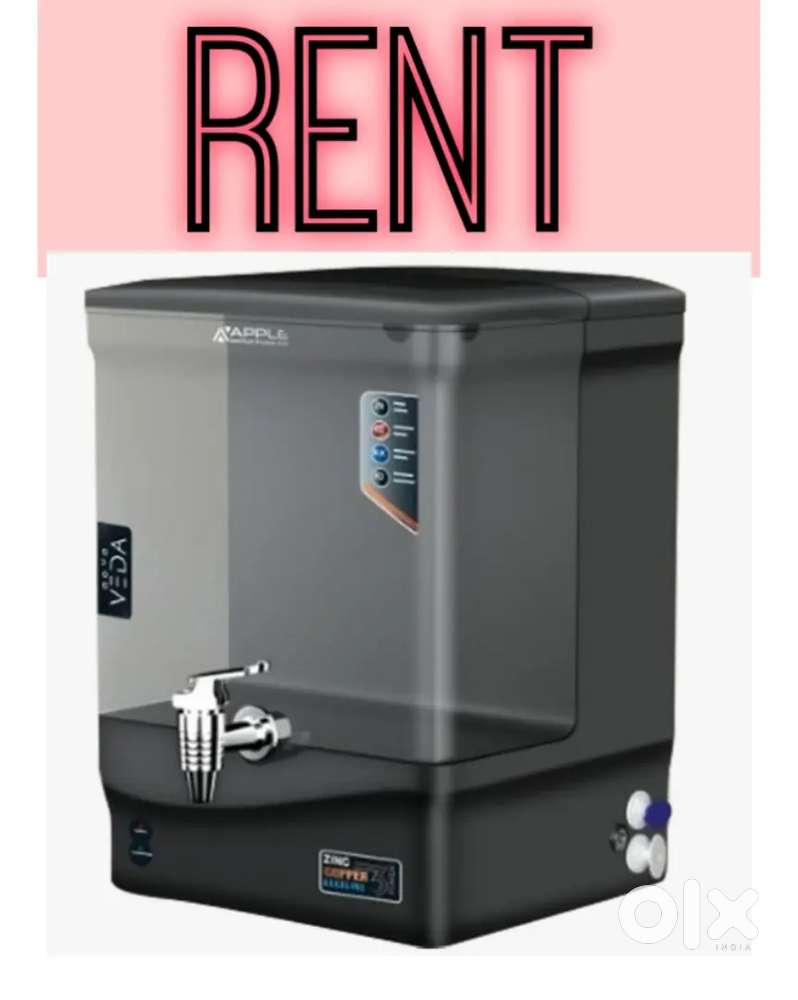 Water purifier available on rent