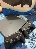 playstation 4  1tb with 2 consoles n 7 dvd games