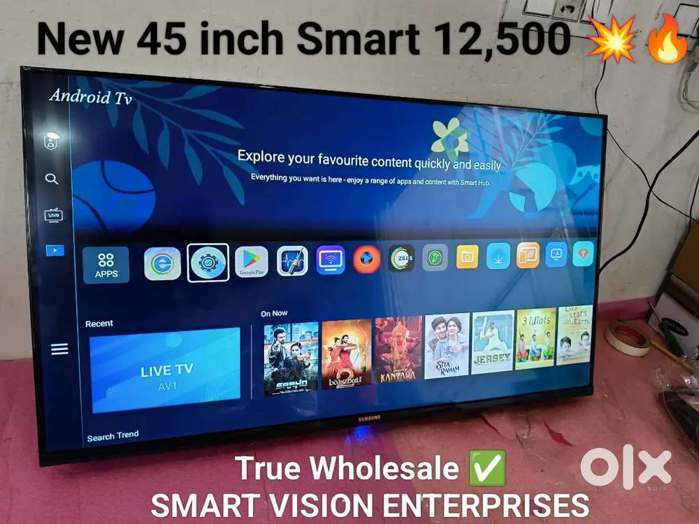 New 45 inch Smart Android Led Tv, Google playStore certified Inbuilt