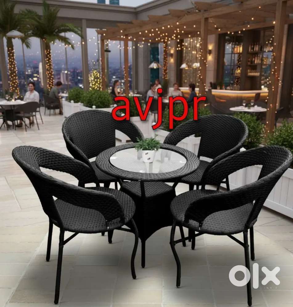 New Outdoor Canning Furniture Set Perfect for Cafe Restaurant garden