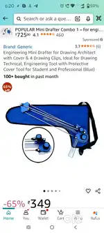 Omega mini drafter blue color