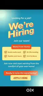 Work from home job