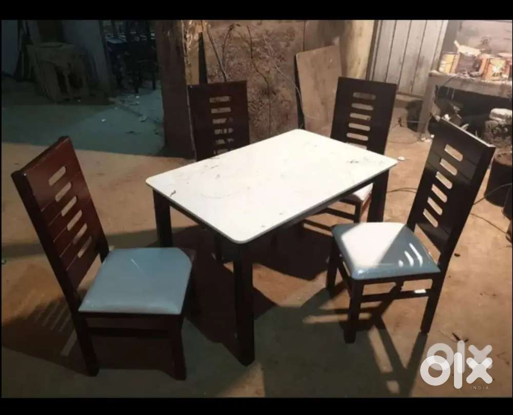 4 CHAIRS DINING TABLE AVAILABLE IN STARF FURNITURE