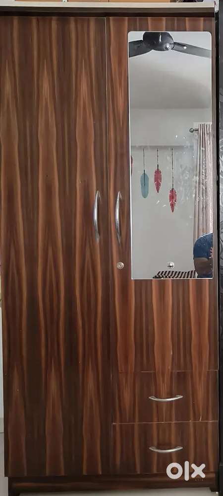 Medium Size Wooden Wardrobe - Good Condition