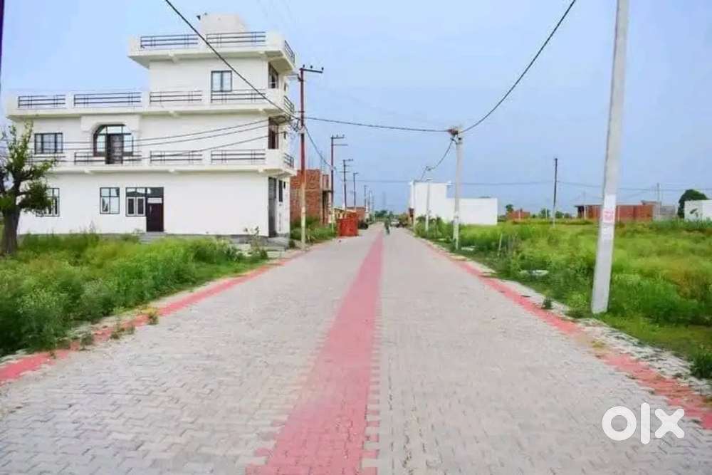 लुल्लू मॉल से 6 किमी. लखनऊ रिंग रोड से लगी साइड तुरंत कब्जा बैंक लोन