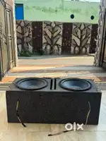 Two JBL subwoofer 1300W and one S&B amplifier 9000W