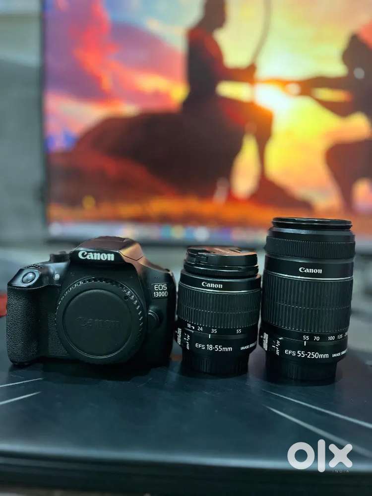 Canon 1300D DSLR + 2 Lenses  Excellent Condition