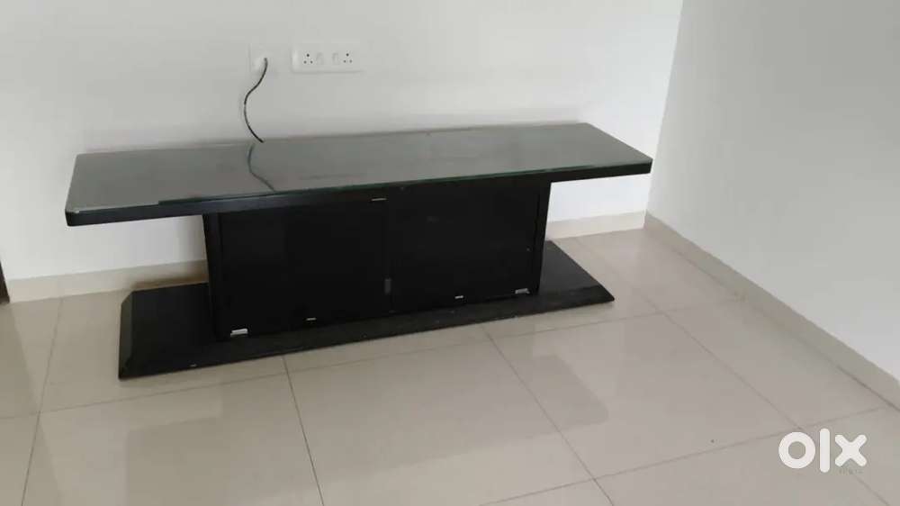 TV unit 2years old solid wood