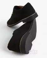 H&M MEN DERBY BLACK SHOES Size 7