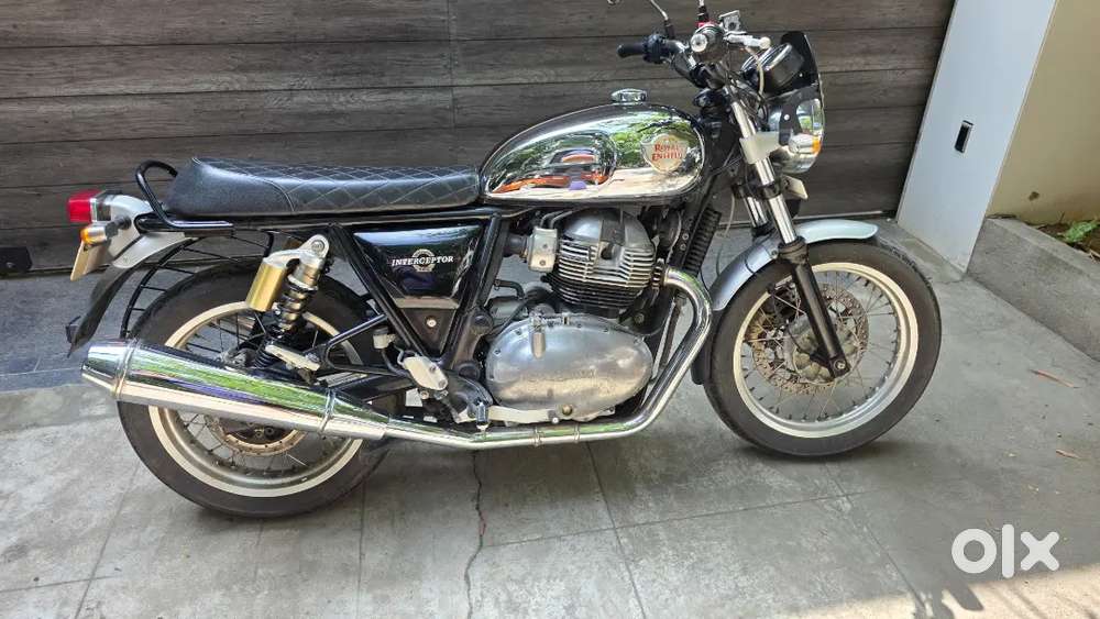 Rarely used chrome RE Interceptor 650
