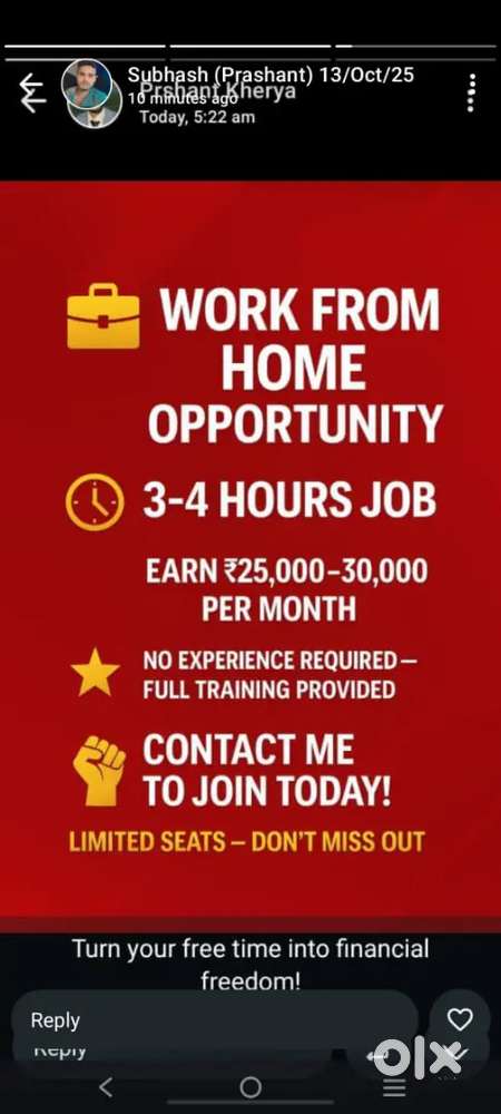 Work from home for housewife , job person , students
