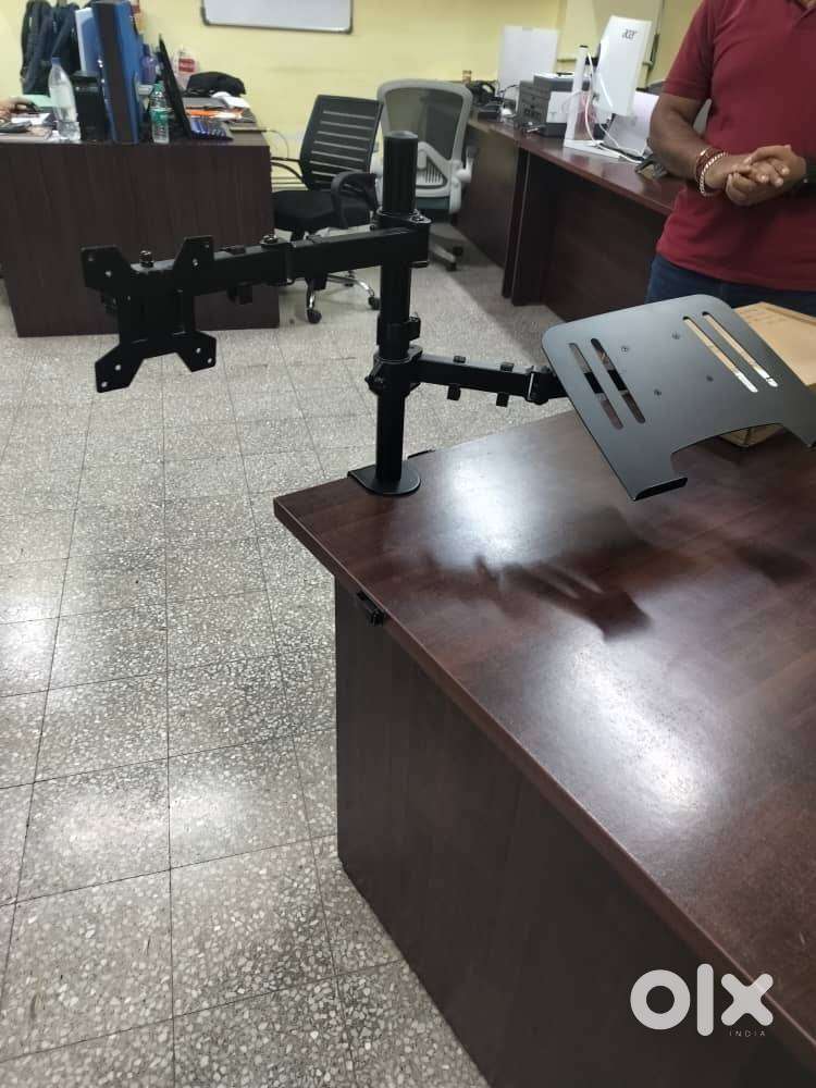 Monitor Stand with Laptop Stand Monitor Mount 3 pcs open &1 packed box