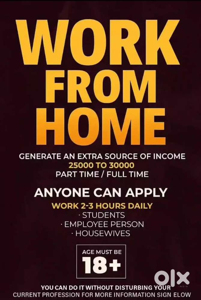 Work from home opportunity