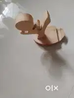 Wooden kungfu mobile stand