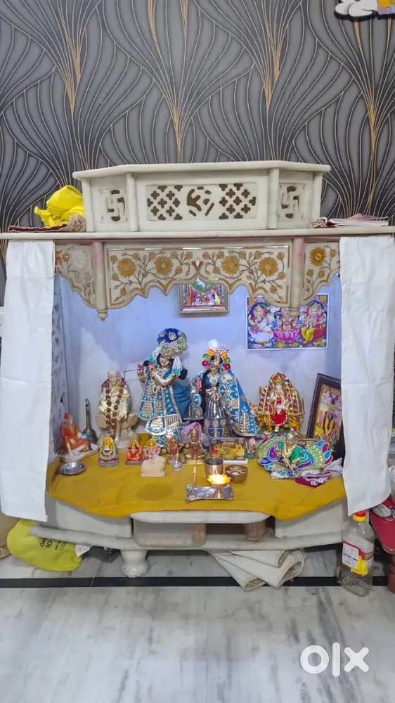 Marble mandir Makrana stone 36x36x16