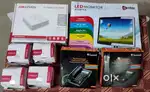 Hikvision CCTV 4 Cameras + DVR + Monitor+2 Beetel Phones.