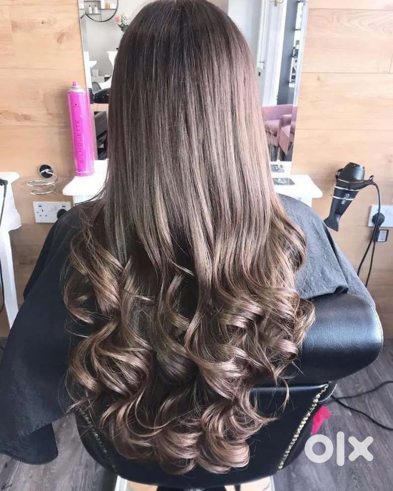 female beautician staff & male staff ( haircut ,facial)