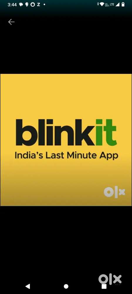 Hyderabad Blinkit grocery delivery job