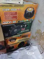 Dj top 3 pis 400+400 watt speaker audioton nd paudio  4  speaker or h