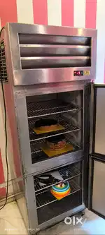 1 cooling counter 4 ft by 5ft , 1 mithai counter 4 by 4 ft