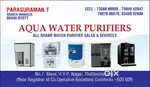 Aqua water purifier service center