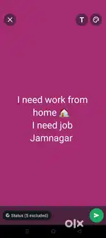 I need job  form Jamnagar