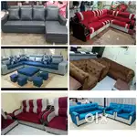 Gold colour 5 seater sofa