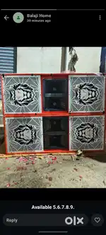 DJ BOX.400wt dule loaded speaker 450 hf dule  neat and clear  sound
