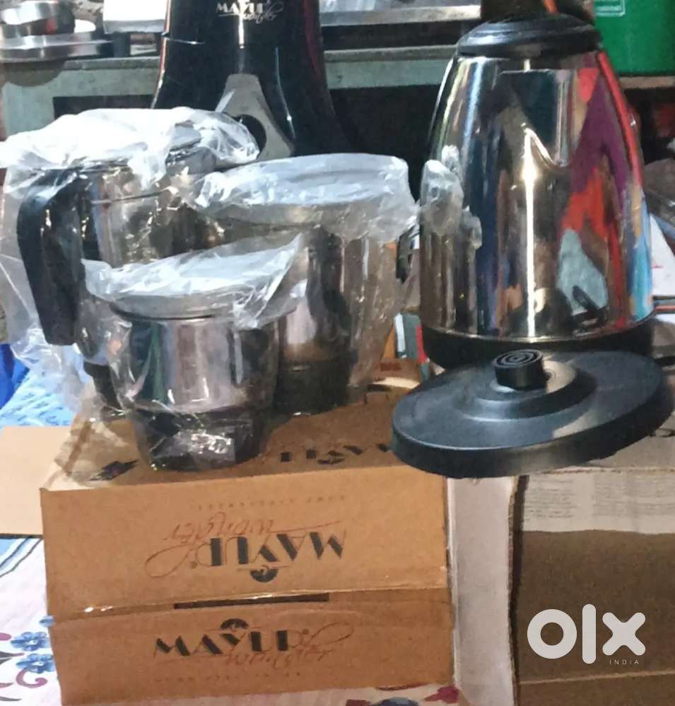 Urgent sell the brand new unused item mixer machine and electric ketli